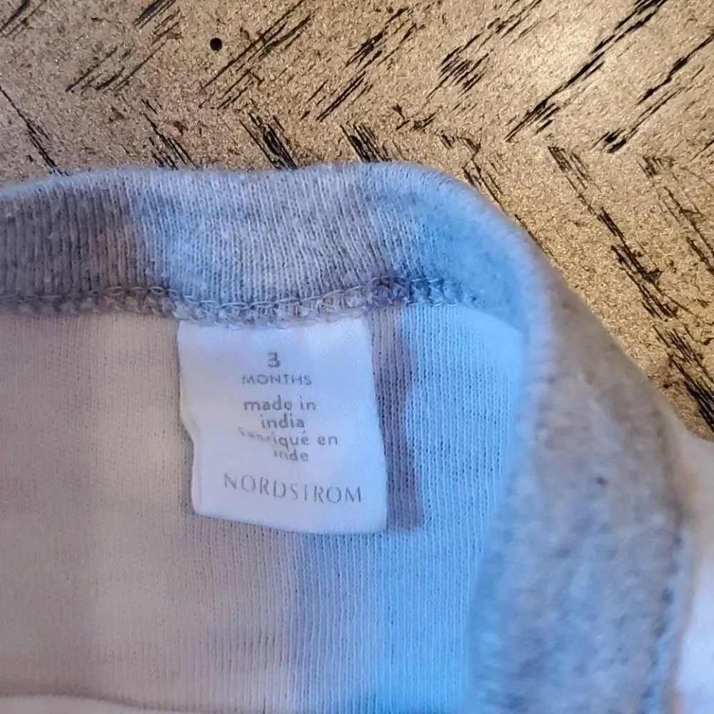 3 month bunny Nordstrom onsie footie.